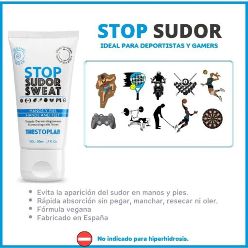 Stop Sudor Sweat – Voor een betere grip, zelfs als je zweet