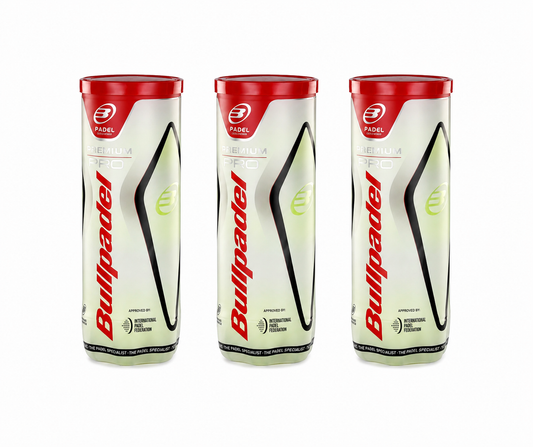Bullpadel Premium Pro Padelballen (3x3st.)