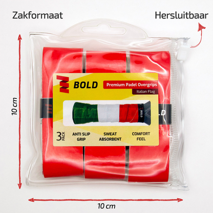 Bold Italiaanse vlag Overgrip