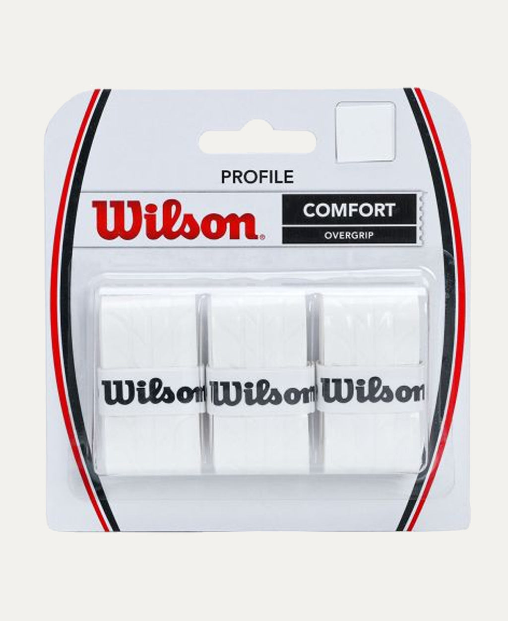 Wilson Profile Comfort overgrip 3-pack wit