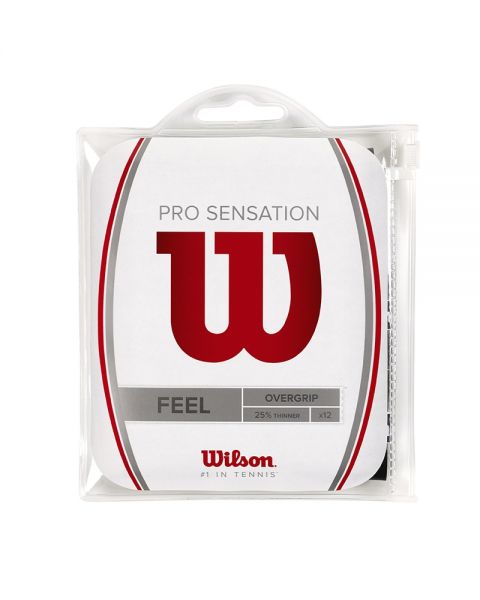Wilson Overgrip Sensation(4x3st.) – Ultradun, maximaal gevoel